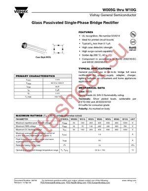 W01G-E4/51 datasheet  